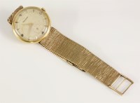 Lot 531 - A gentlemen's 18ct gold Jaeger Le Coultre mechanical watch