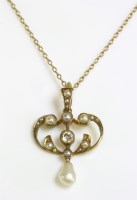 Lot 359 - An Art Nouveau diamond