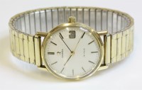 Lot 537 - A gentleman's 9ct gold Omega Deville wristwatch