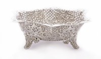 Lot 174 - A Victorian silver basket