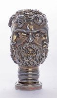 Lot 264 - A silver desk seal