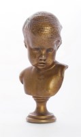 Lot 270 - A bronze desk seal