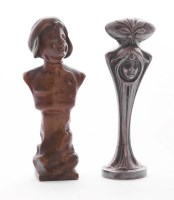 Lot 269 - A bronze desk seal