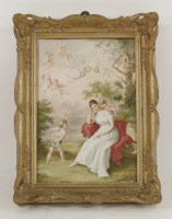 Lot 42 - A Vienna porcelain Plaque