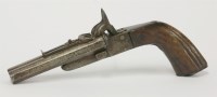 Lot 192 - A double-barrelled pistol