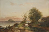 Lot 284 - Joseph Horlor (1809-1887)
VIEW OF ST. MICHAEL'S MOUNT
Signed l.l.