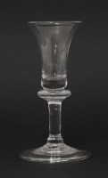 Lot 67 - A baluster Gin Glass