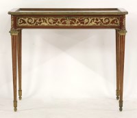 Lot 454 - A Louis XVI style walnut and gilt bronze mounted vitrine