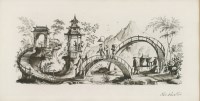 Lot 209 - Rex Whistler (1905-1944)
A CHINOISERIE FANTASY
Engraving on vellum