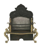 Lot 360 - A cast iron fire basket