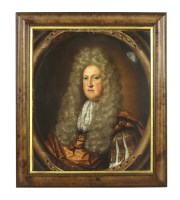 Lot 243 - Circle of John Riley (1646-1691)
PORTRAIT OF A GENTLEMAN