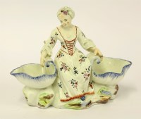 Lot 35 - A Mennecy Double Salt