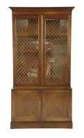 Lot 381 - A George III mahogany bookcase