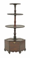 Lot 391 - An unusual Irish dumb waiter/cellaret