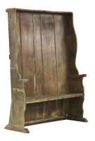 Lot 403 - A pine settle