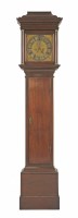 Lot 320 - A walnut longcase clock