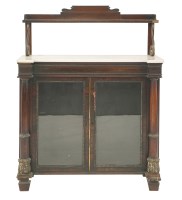 Lot 407 - A Regency period rosewood chiffonier