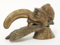 Lot 130 - A carved novelty nutcracker