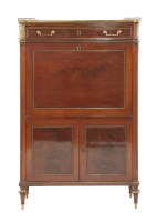 Lot 429 - A French mahogany escritoire