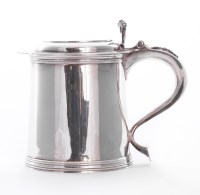 Lot 187 - A silver britannia standard tankard