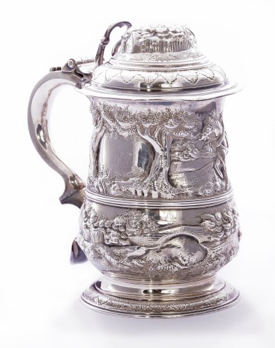Lot 80 - A George III silver tankard