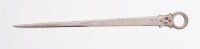 Lot 149 - A George II Irish silver meat skewer