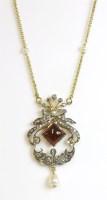 Lot 488 - A Continental garnet