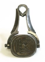 Lot 282 - A steel swivel seal
