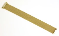 Lot 522 - An 18ct gold diamond set Somerset bracelet by Tiffany & Co.