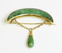 Lot 462 - An Asian jade brooch