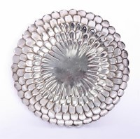 Lot 25 - An American metalwares dish