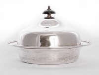 Lot 124 - A silver muffin dish