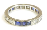 Lot 399 - An 18ct white gold