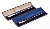Lot 219 - Two Victorian silver models of rowing oars