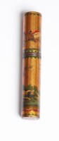 Lot 254 - A vernis martin billet doux holder