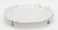 Lot 139 - A silver salver