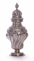 Lot 146 - A Victorian silver sugar caster