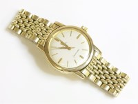 Lot 536 - A gentlemen's 9ct gold Omega Seamaster mechanical watch
