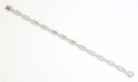 Lot 593 - An 18ct white gold