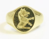 Lot 545 - An 18ct gold