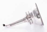 Lot 188 - A George III silver wine funnel