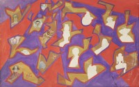 Lot 346 - Nadia Friedlander (b.1911)
'SHICKSALSEADEN'; 
'DEPARTURE'; 
'FACES'
Three