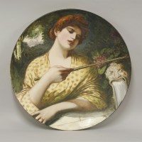 Lot 92 - An earthenware charger