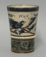 Lot 88 - A Fulham stoneware beaker