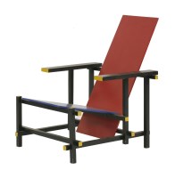 Lot 656 - A 'Red and Blue' chair