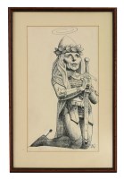 Lot 317 - Wally Fawkes 'Trog' (b.1924)  FW
THE IRON LADY
Signed l.r.