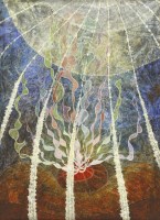 Lot 374 - Elvic Steele (1920-1997)
'FINDING SLEEP';
'UNFURL THE RAINBOW';
'SUN POWER'
Three