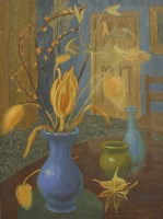 Lot 376 - Elvic Steele (1920-1997)
'THE MUSES WITH APOLLO';
'SEA HOLLY';
'THE DOOR'