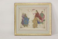 Lot 265 - Elyse Ashe Lord (1900-1971)
'CONTEMPLATING THE MOON'
Hand coloured etching
