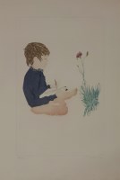 Lot 270 - Patrick Procktor RA (1936-2003)
'MARCUS AND A PINK'
Etching and aquatint